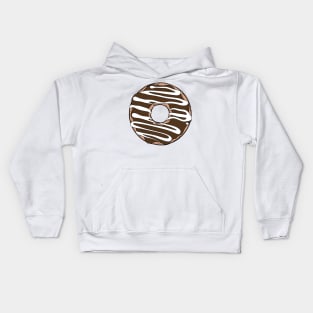 Chocolate Donut, Doughnut, Icing, Frosting, Glaze Kids Hoodie